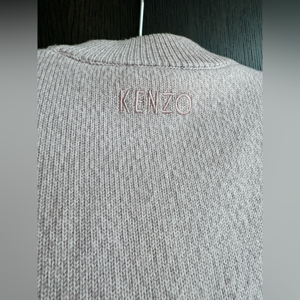 Kenzo Pink Leopard Sweater, size XS, warm and comfy! - Picture 12 of 16